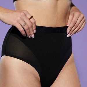 Yitty/Fabletics - MESH ME SMOOTHING HIGH WAIST BRIEF - S, Black